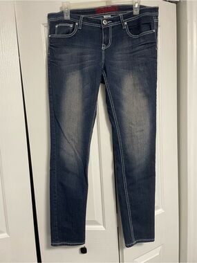 BONGO Dark Blue Straight Leg Jeans